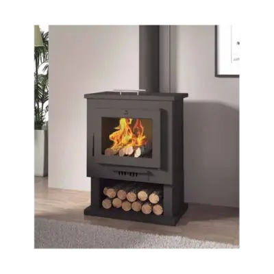 Poêle à bois chauffe plat – FIREMATIC Utha 11 kW