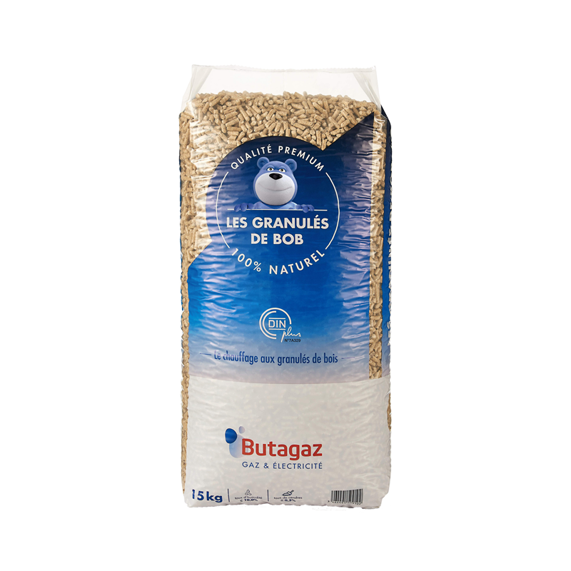 Pellet Butagaz DIN+ Premium 100% résineux - palette de 66 sacs de 15KG – Image 3