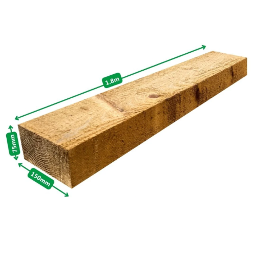 Pack de 42 mini traverses de bois en chêne (non traité) | L: 1,8 m – Image 2